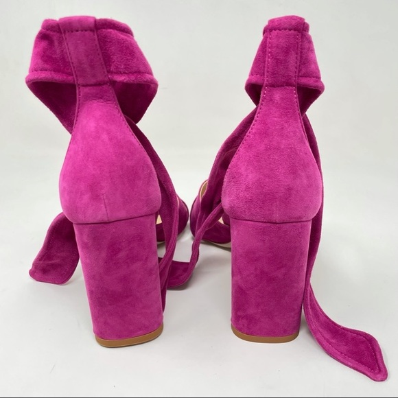 🎉HP👏NIB Marion Parke Women's Leah Tie Sandal 7.5 - Picture 4 of 16